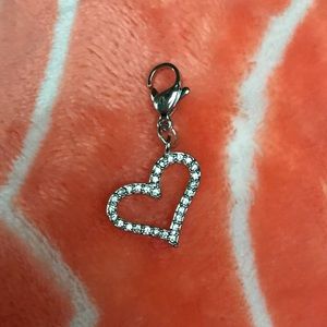 3 FOR $18! Silver Pavé Heart Origami Owl Dangle